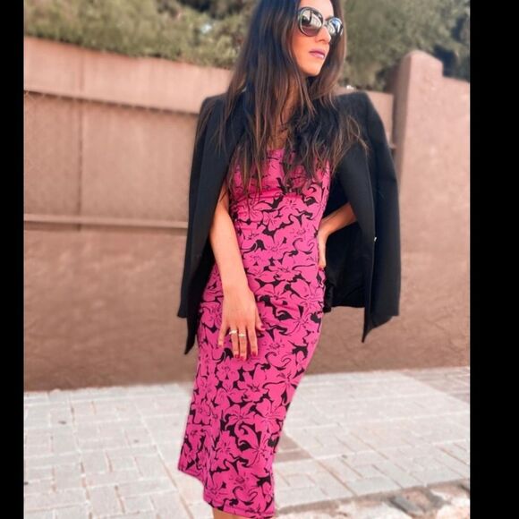 ZARA JACQUARD DRESS - Picture 1 of 6